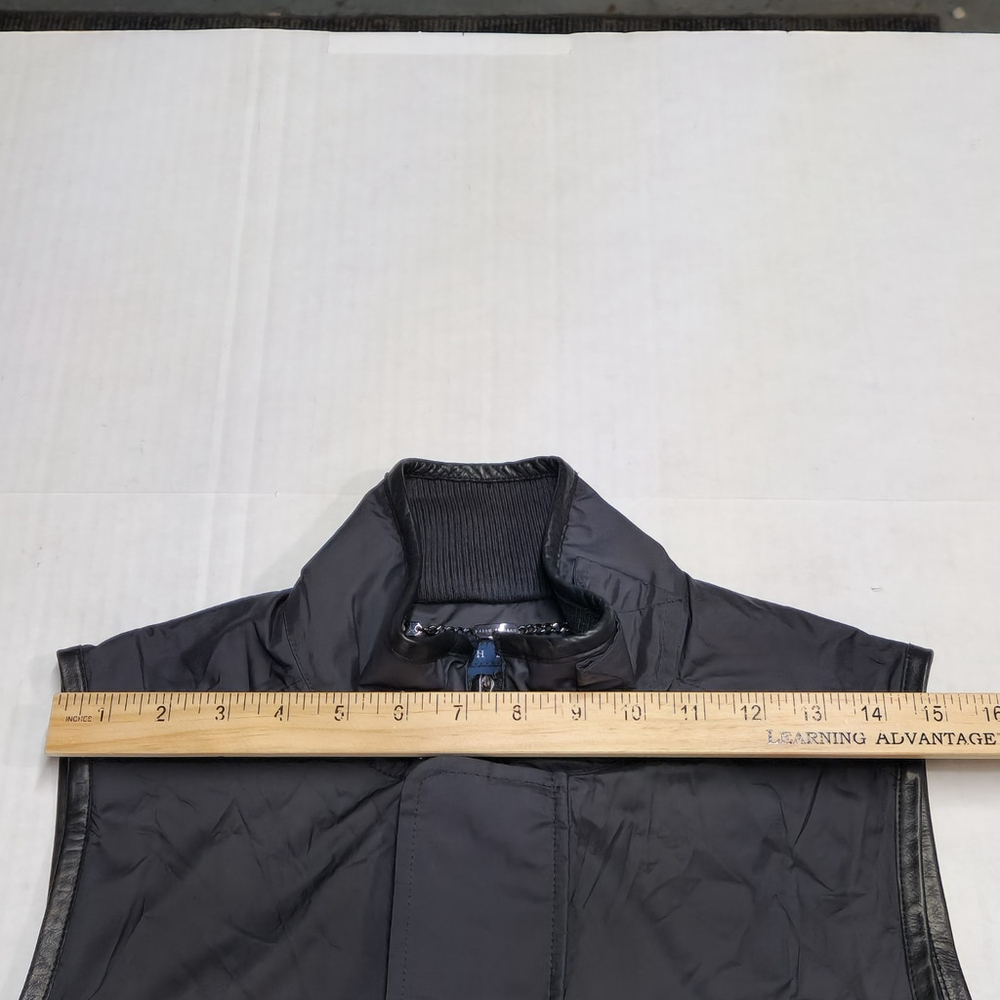 Ralph Lauren Blue Label Quiet Luxury Black Vest Minimalist Comfy Utility Medium - Picture 6 of 11